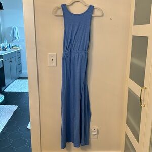 Petite Crossover Back Maxi Tank Dress